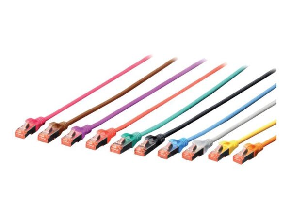 4016032322160-1 DIGITUS CAT 6 S/FTP Patchkabel CAT6 10m grau