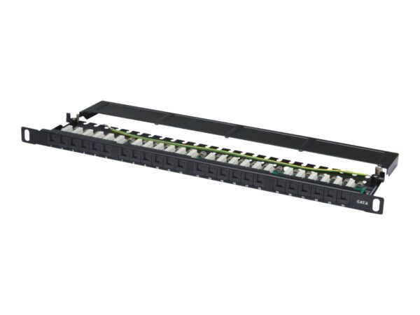 4016032323280-1 DIGITUS CAT 6, Class E High Density Patch Panel, ungeschirmt