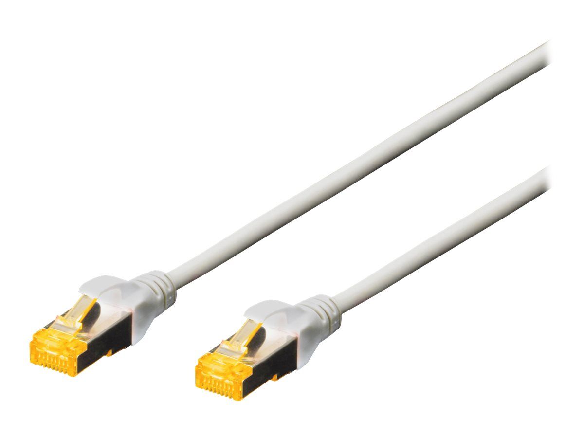 DIGITUS CAT 6A S/FTP Patchkabel CAT6a 25cm grau