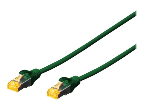 4016032327349-1 DIGITUS CAT 6A S/FTP Patchkabel CAT6a 1m grün