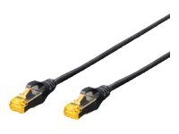 4016032327394-1 DIGITUS CAT 6A S/FTP Patchkabel CAT6a 2m schwarz