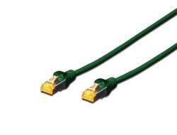 DIGITUS CAT 6A S/FTP Patchkabel CAT6a 10m grün