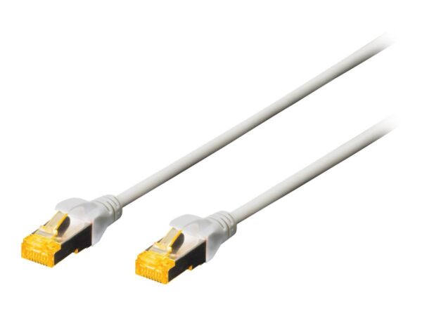4016032327677-1 DIGITUS CAT 6A S/FTP Patchkabel CAT6a 15m grau