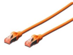 4016032328773-1 DIGITUS CAT 6 S/FTP Patchkabel CAT6 1m orange