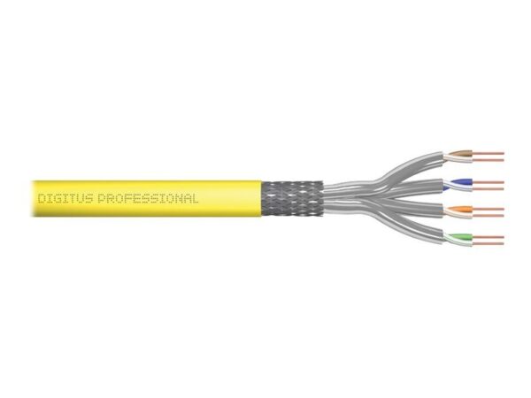 4016032380542-1 DIGITUS CAT 8.2 S/FTP Installationskabel, 500 m, Simplex, Dca