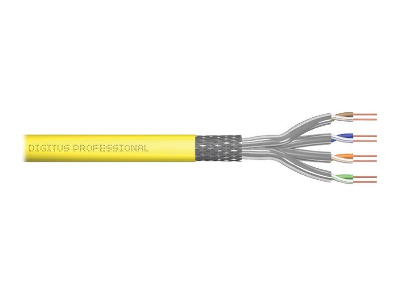 DIGITUS CAT 8.2 S/FTP Installationskabel, 500 m, Simplex, Dca