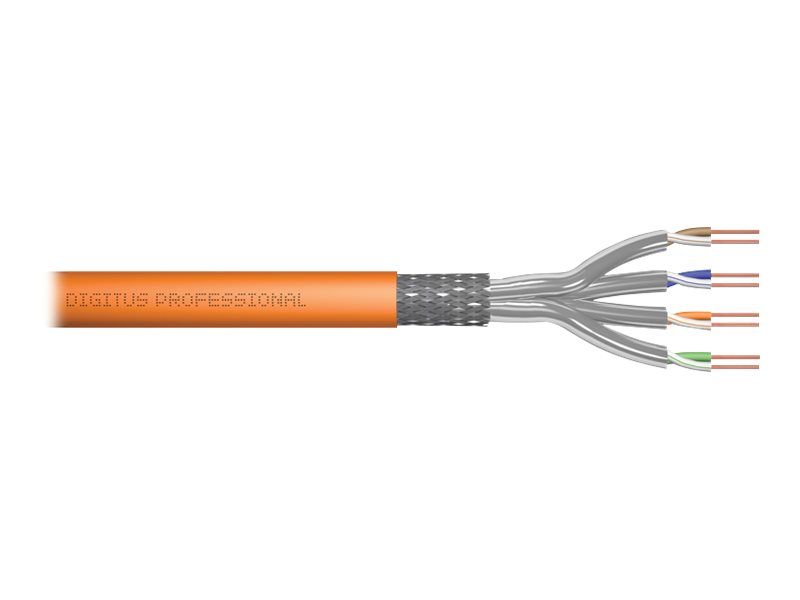 DIGITUS Cat.7 S/FTP Verlegekabel, 500 m, duplex, Dca