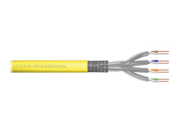 4016032380610-1 DIGITUS Cat.7A S/FTP, Verlegekabel, 500 m, duplex, Dca