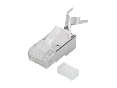 DIGITUS Modularstecker für Rundkabel, CAT 6A, geschirmt