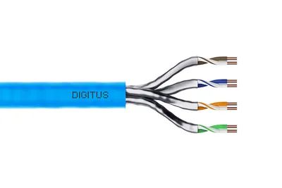 DIGITUS CAT 6A U/FTP Datenkabel – Verlegekabel, 305 m, Simplex, Cca, Easy Pull Box