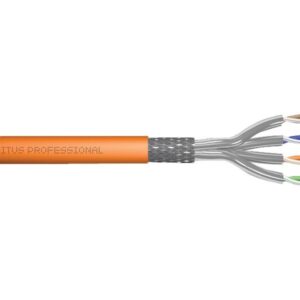 DIGITUS Cat.7 S/FTP Verlegekabel, 500 m, simplex, Cca