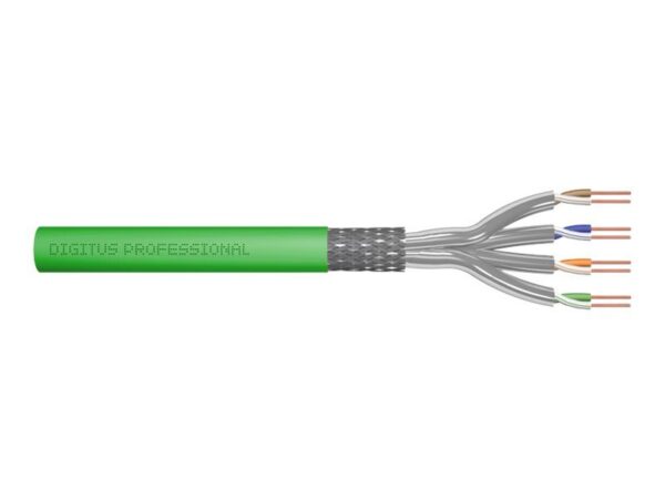 4016032476207-1 DIGITUS CAT 8.2 S/FTP Installationskabel, 100 m, Simplex, Dca