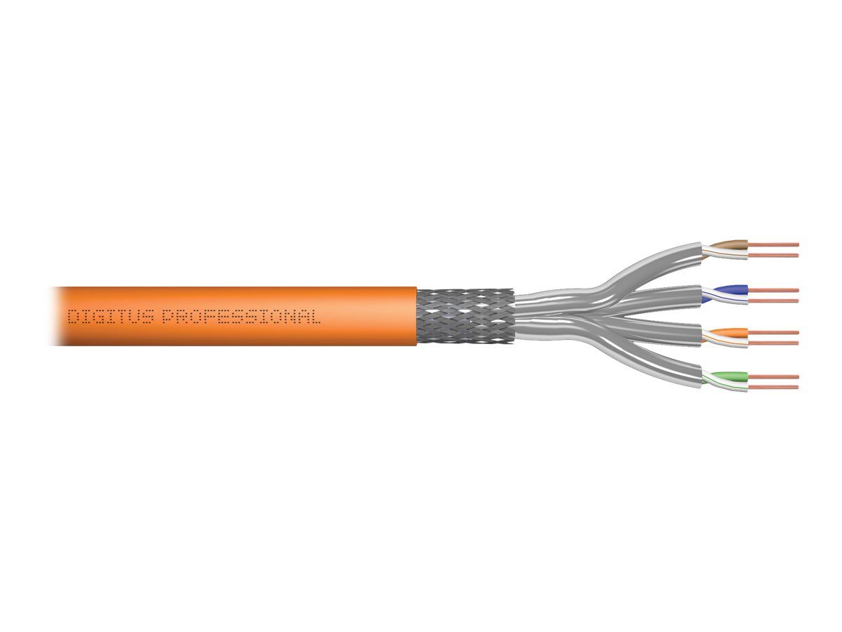 DIGITUS Cat.7 S/FTP installation cable, 250 m, simplex, Dca – s1a, d0, a1