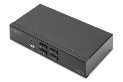4016032487876-1 DIGITUS KVM Switch, 4x1 DP, DP Out, USB
