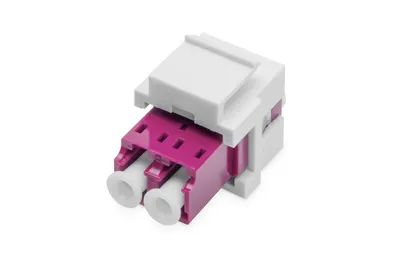 DIGITUS LWL LC/LC – Duplex – Kupplung, multimode – OM4, keystone – Modul