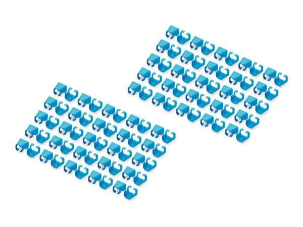 4016032491002-1 DIGITUS Farbclips für Patchkabel – Blau