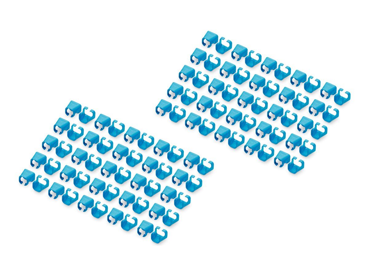DIGITUS Farbclips für Patchkabel – Blau
