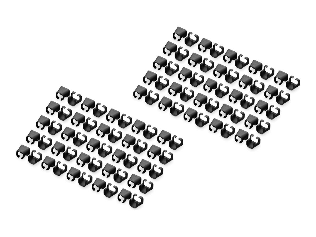 DIGITUS Farbclips für Patchkabel – Schwarz