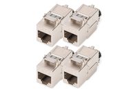 DIGITUS Cat.8.1 Keystone Module shielded tool free dust cap 4 pcs.