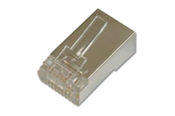 4016032499435-1 DIGITUS CAT 6 Modularstecker für Rundkabel geschirmt 100 St.