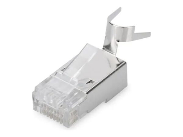 4016032499459-1 DIGITUS CAT 6A Modularstecker für Rundkabel, geschirmt, 100 Stk.