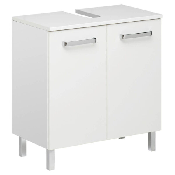 4017026068989 Waschbeckenunterschrank Quickset 312 WBU
weiß glanz B/H/T: ca. 60x62x33 cm