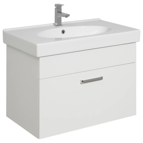 Waschbeckenunterschrank Quickset 312
weiß glanz B/H/T: ca. 80x58,5x48 cm