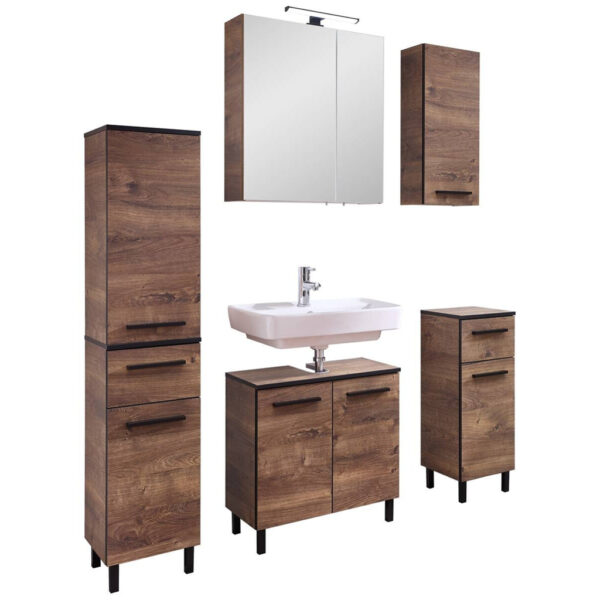 Badezimmer-Set Quickset 374
Eiche Ribeck Nachbildung B/H/T: ca. 120x200x33 cm