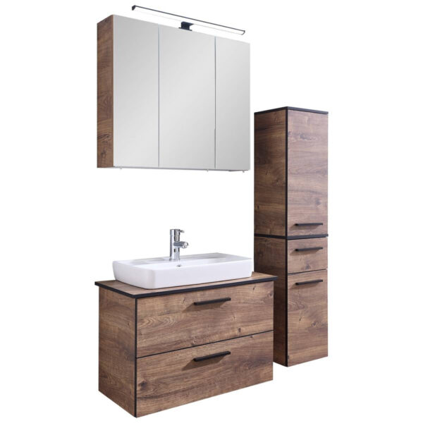 Badezimmer-Set Quickset 374
Eiche Ribeck Nachbildung B/H/T: ca. 75x200x44,5 cm