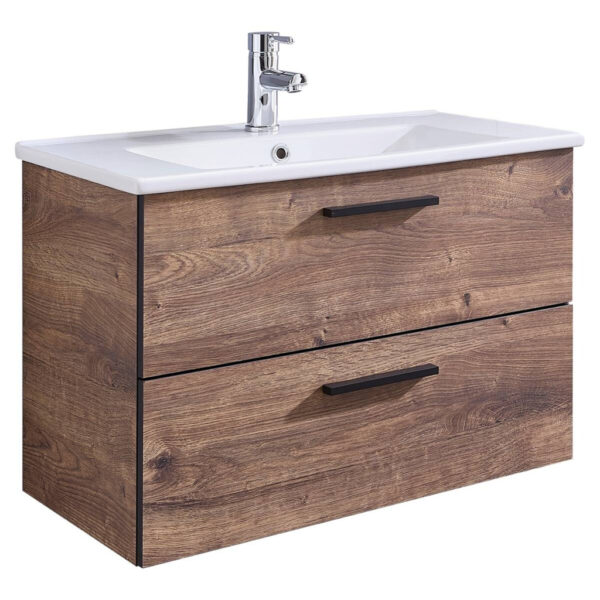 4017026179326 Waschbeckenunterschrank Quickset 374
Eiche Ribeck Nachbildung B/H/T: ca. 75x53x45 cm