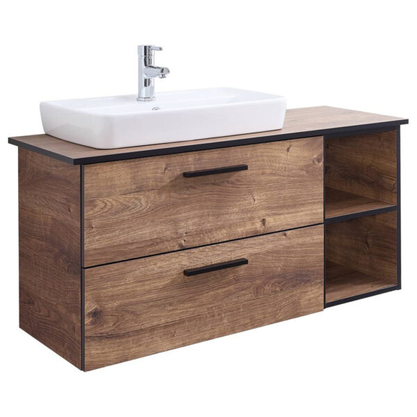 4017026179340 Waschbeckenunterschrank Quickset 374
Eiche Ribeck Nachbildung B/H/T: ca. 103x61,6x44,5 cm