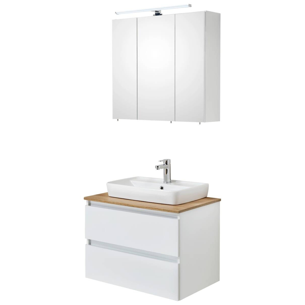 Badezimmer-Set Quickset 360
weiß glanz B/H/T: ca. 78x200x50 cm