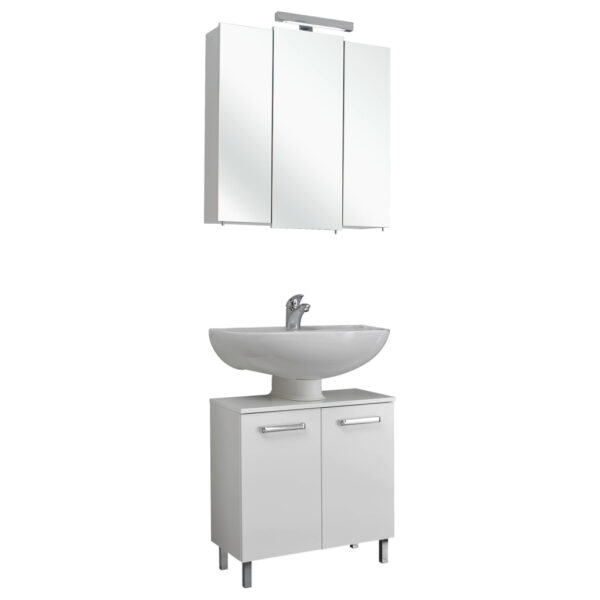Badezimmer-Set Quickset 312
weiß glanz B/H/T: ca. 68x200x33 cm