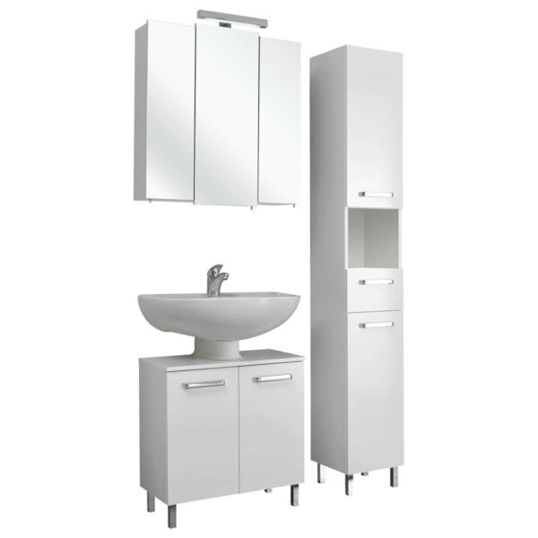 Badezimmer-Set Quickset 312
weiß glanz B/H/T: ca. 98x200x33 cm