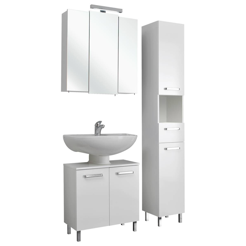 Badezimmer-Set Quickset 312
weiß glanz B/H/T: ca. 98x200x33 cm