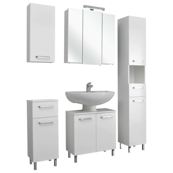 Badezimmer-Set Quickset 312
weiß glanz B/H/T: ca. 120x200x33 cm