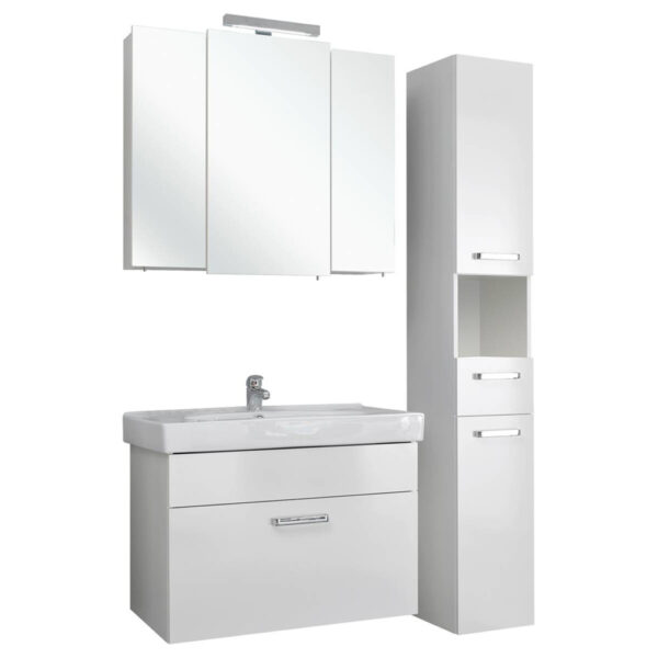 Badezimmer-Set Quickset 312
weiß glanz B/H/T: ca. 113x200x48 cm
