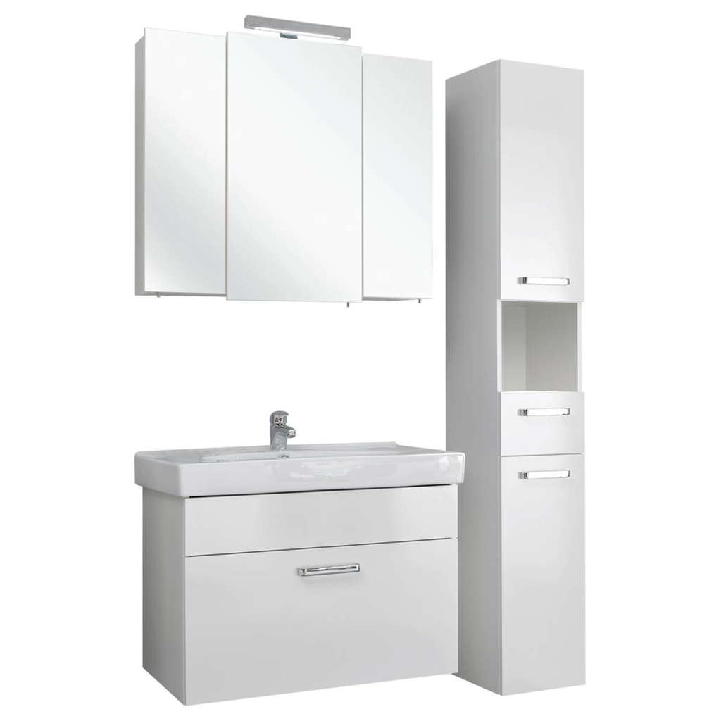 Badezimmer-Set Quickset 312
weiß glanz B/H/T: ca. 113x200x48 cm