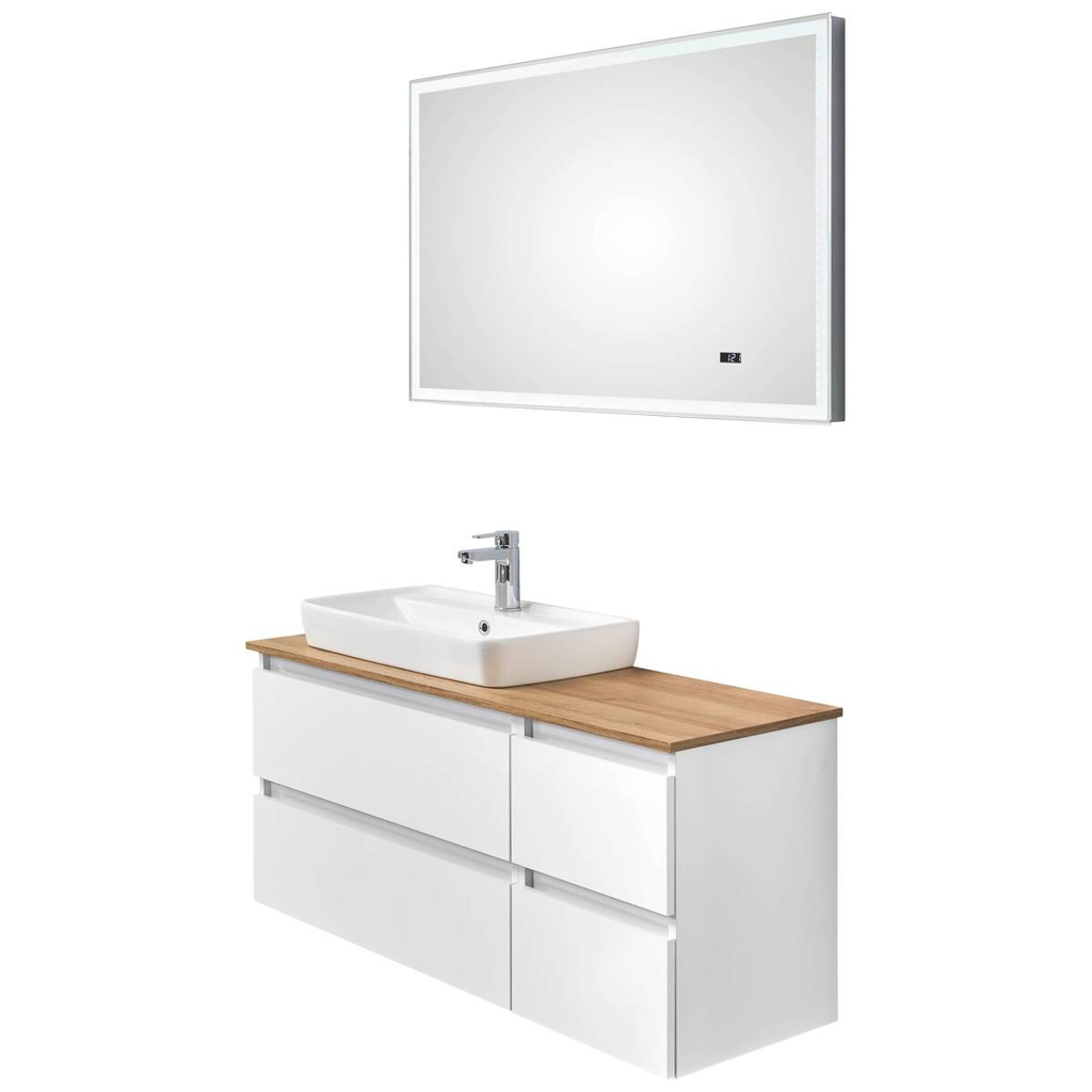 Badezimmer-Set Quickset 360
weiß glanz B/H/T: ca. 113x200x50 cm