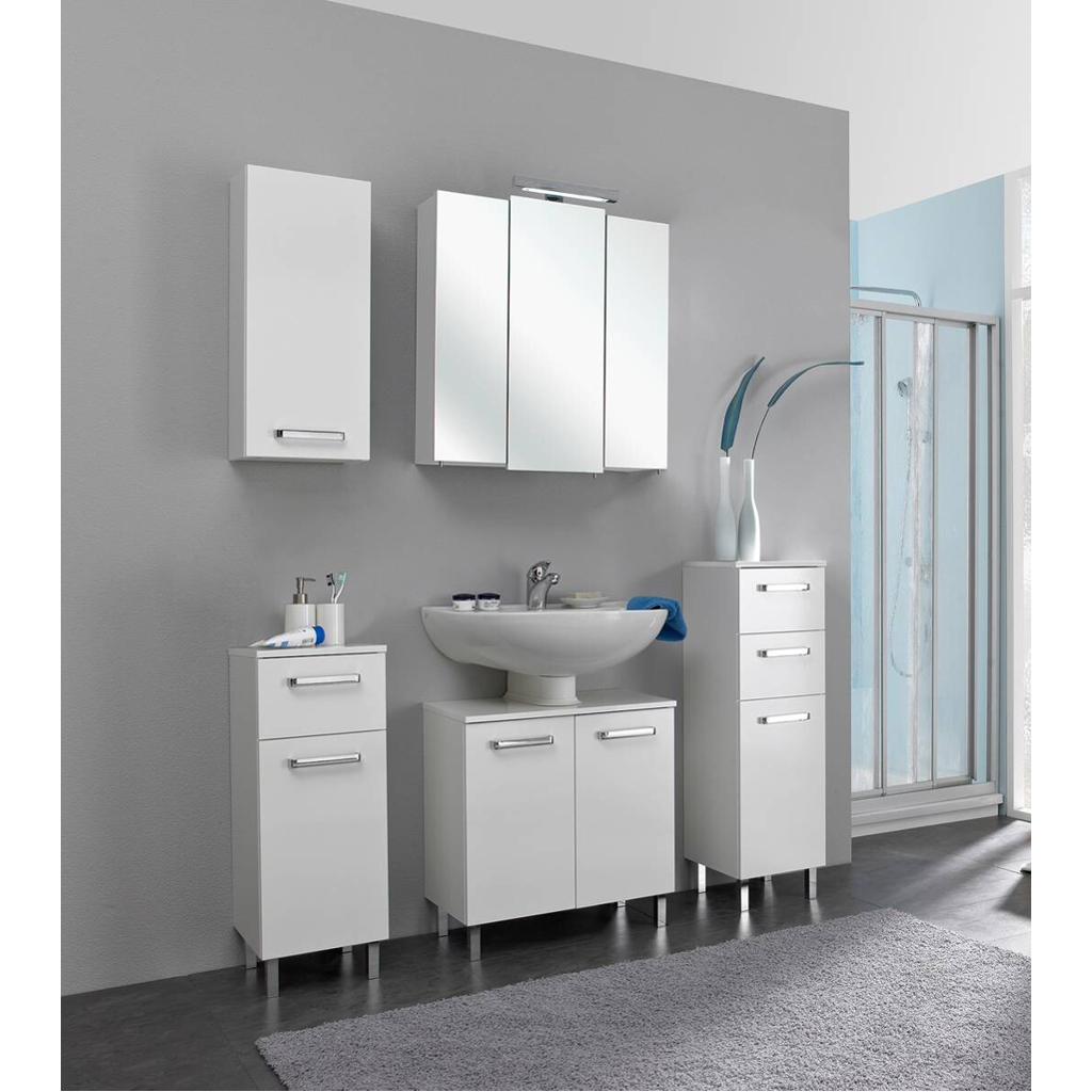 Badezimmer-Set Quickset 312
weiß glanz B/H/T: ca. 128x200x33 cm