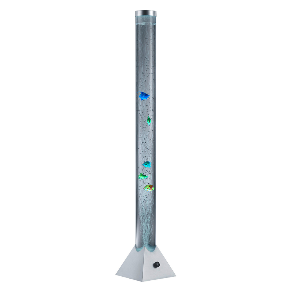 Reality Stehlampe Motion
transparent silber Kunststoff B/H/T/D: ca. 21x130x21x10 cm