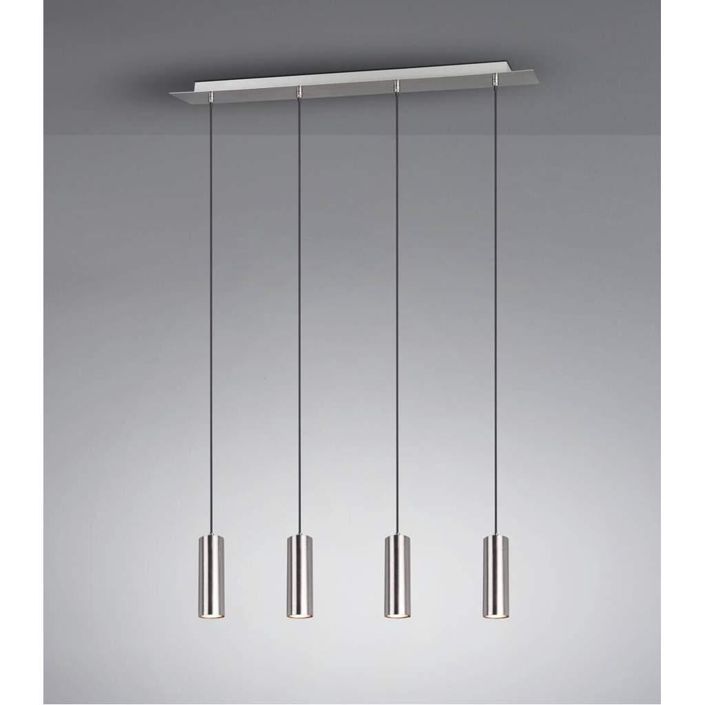 Reality Pendelleuchte
nickel Metall GU10 4 Brennstellen