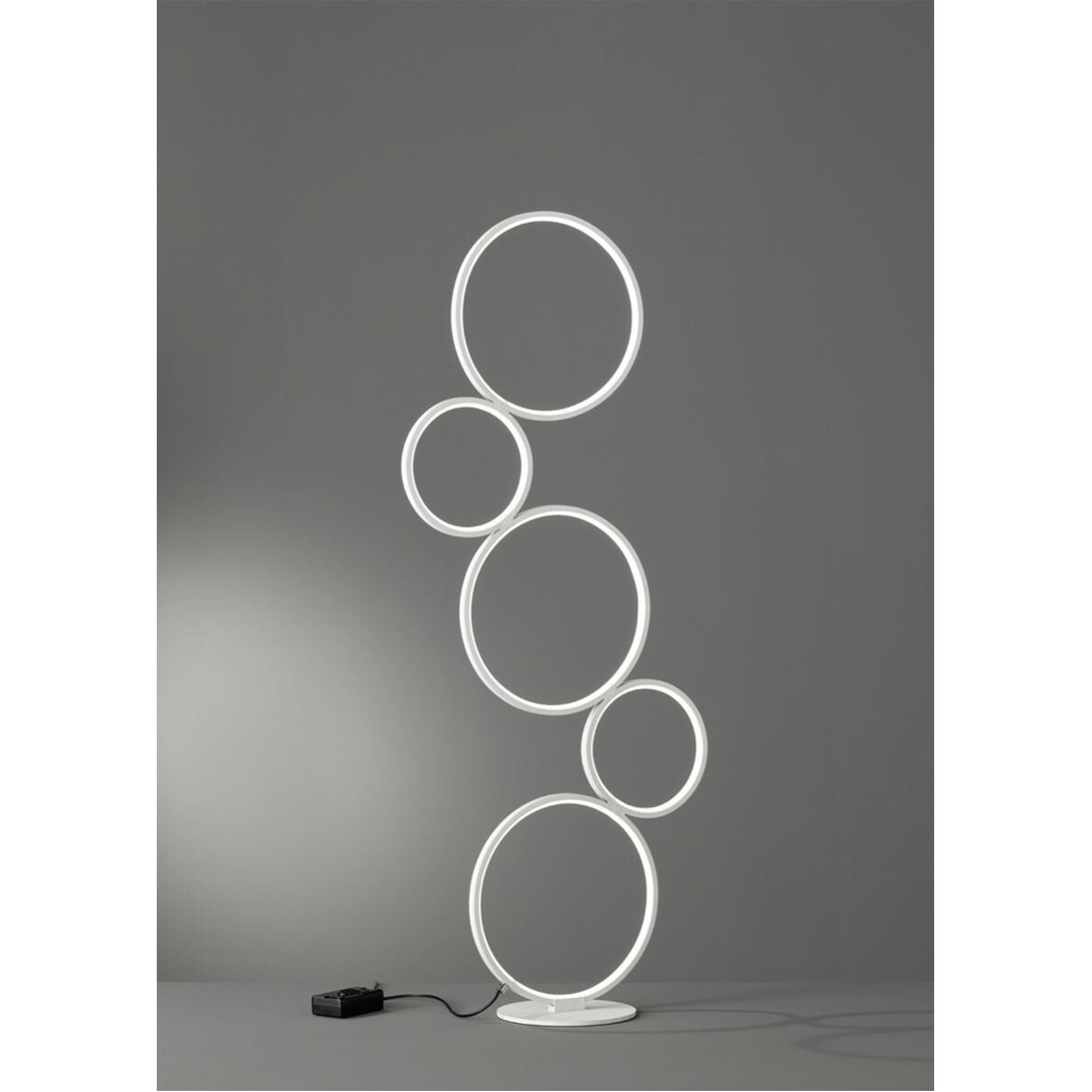 TRIO Stehlampe Rondo
weiß Metall B/H: ca. 47×115 cm