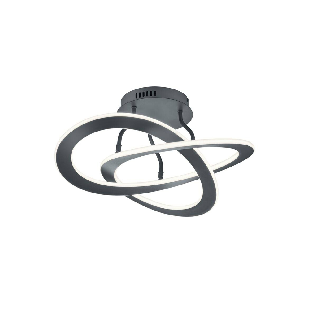 Reality LED-Deckenleuchte anthrazit Metall