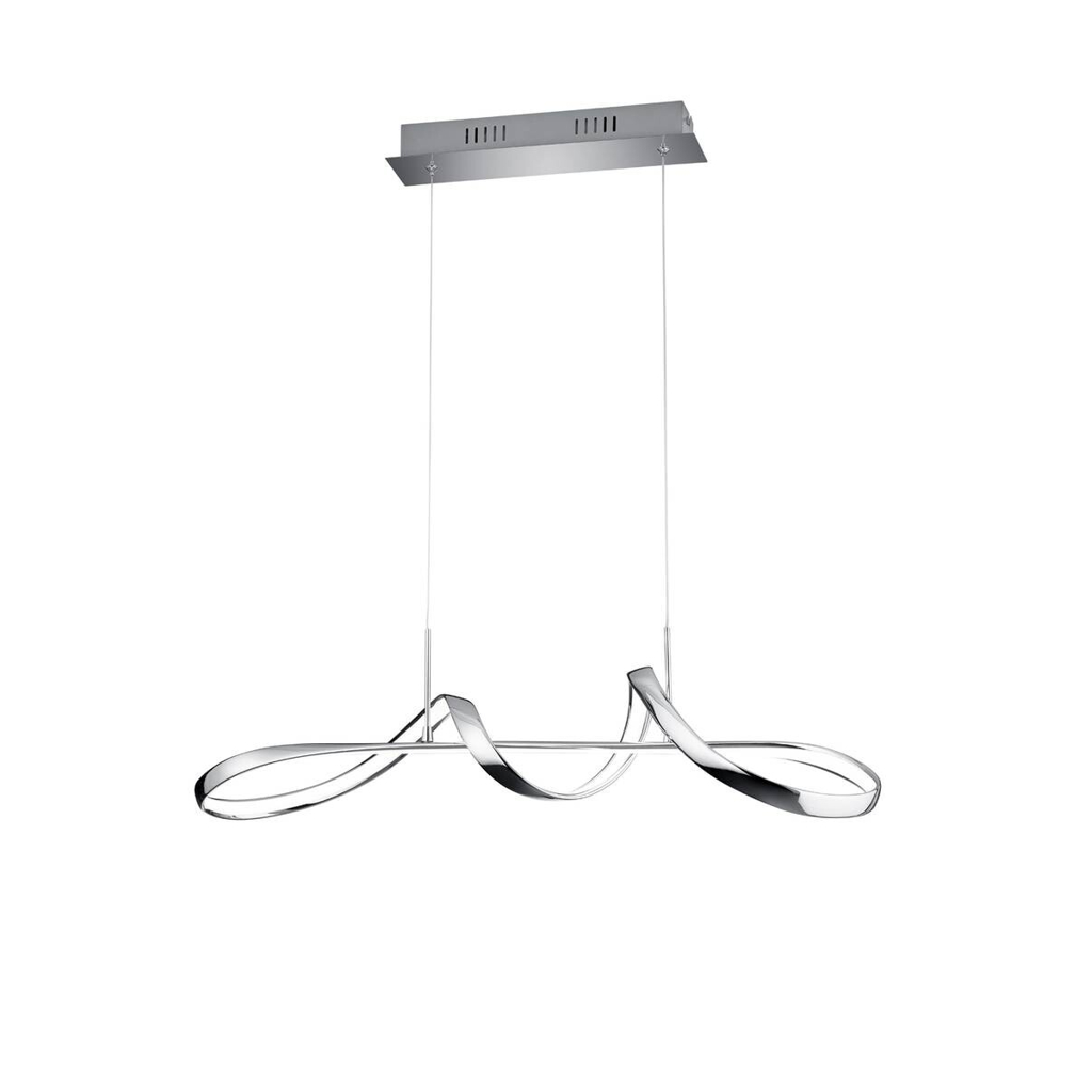 Reality Pendelleuchte Perugia
Chrom Metall B/H/T: ca. 81x150x46 cm 1 Brennstellen