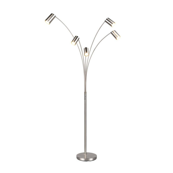 Reality Stehlampe
nickel Metall GU10 5 Brennstellen