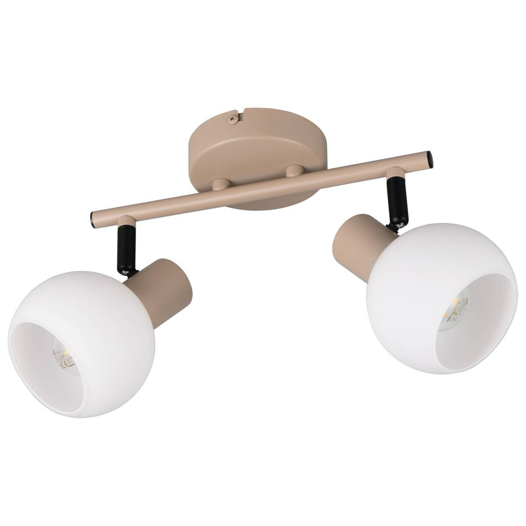 Reality Spot 2-flg. Boba
beige Metall B/H/L: ca. 25×18,5×10 cm E14 2 Brennstellen
