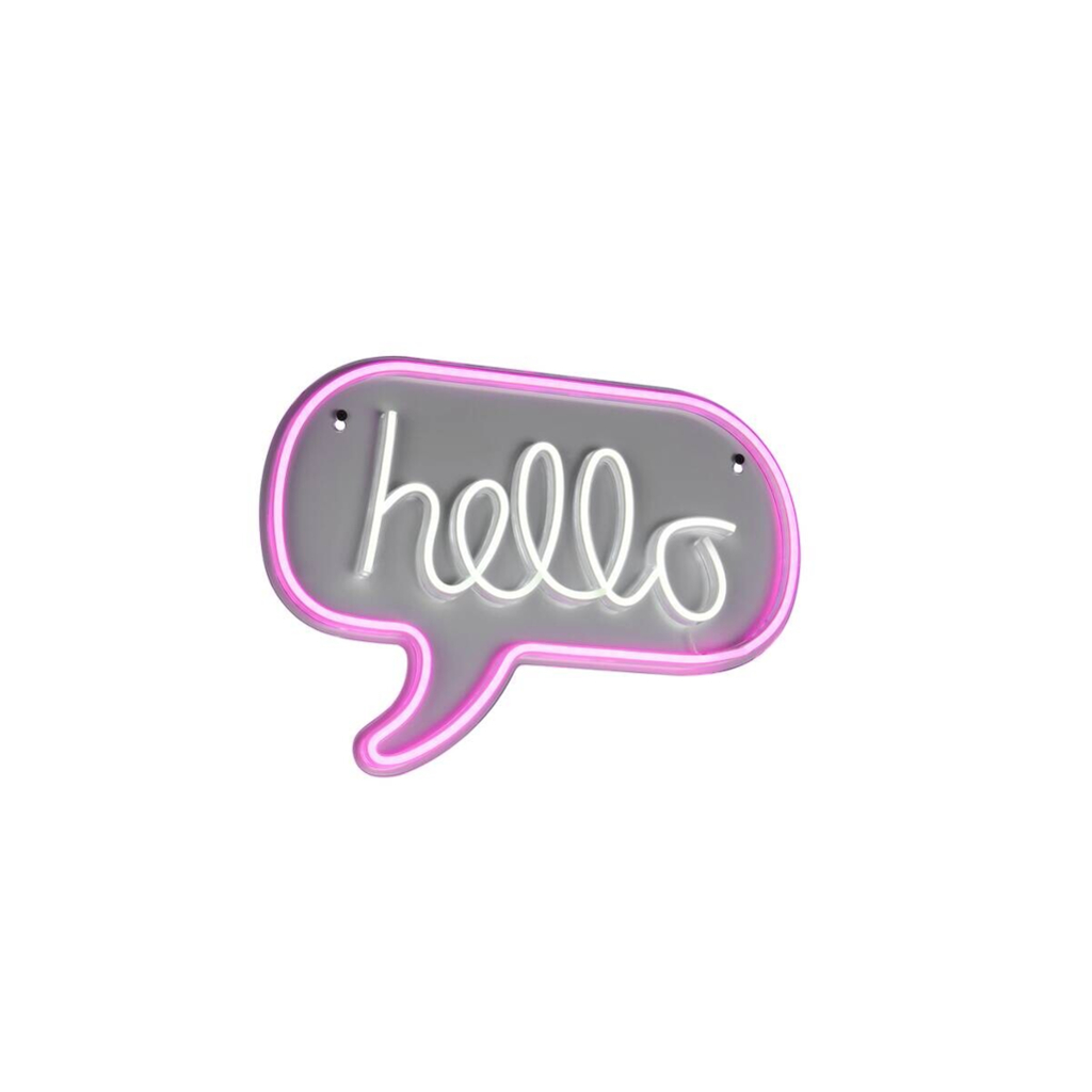 Reality LED-Wandleuchte Hello
B/L: ca. 43×31 cm