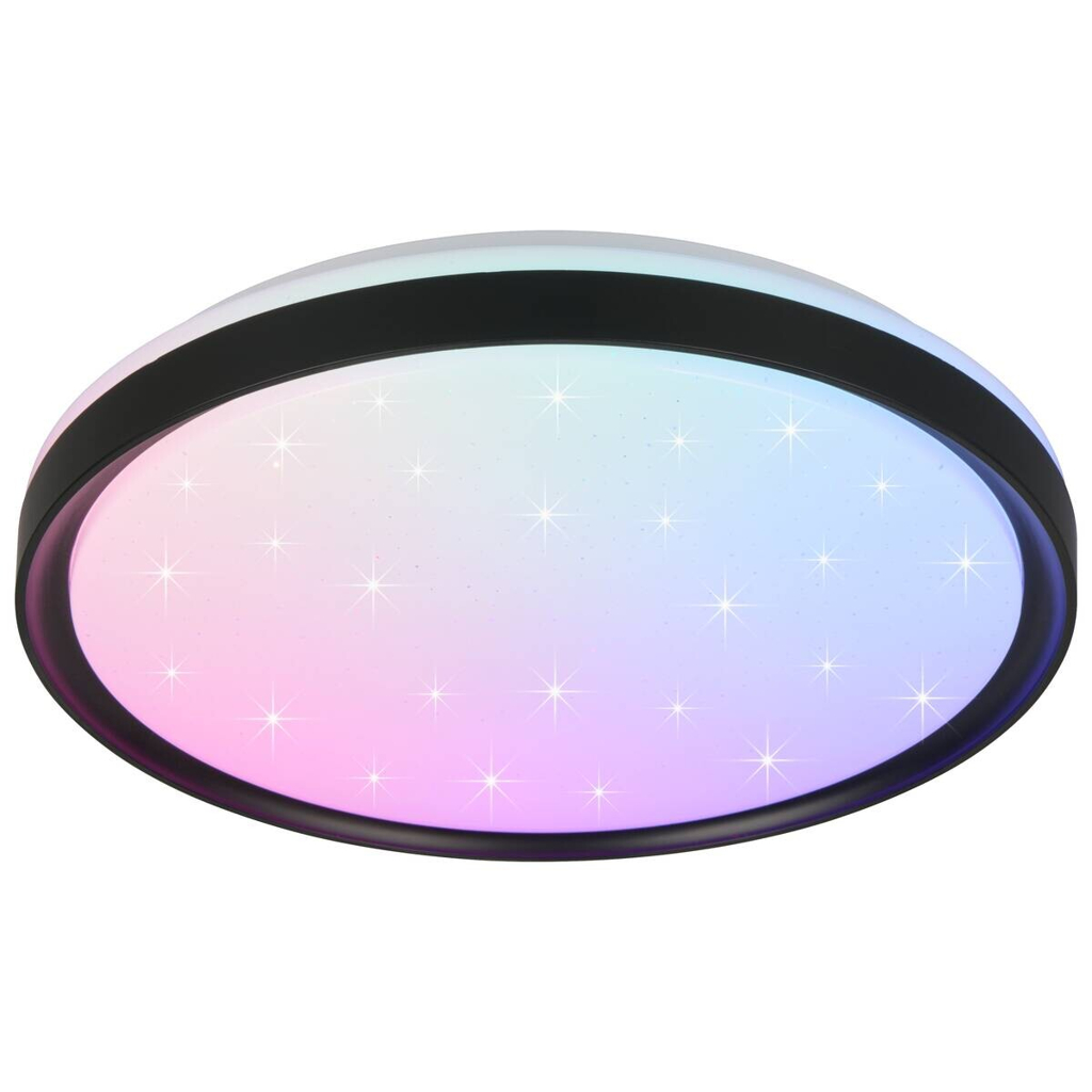 Reality LED-Deckenleuchte Solit mattschwarz B/L: ca. 7x39 cm