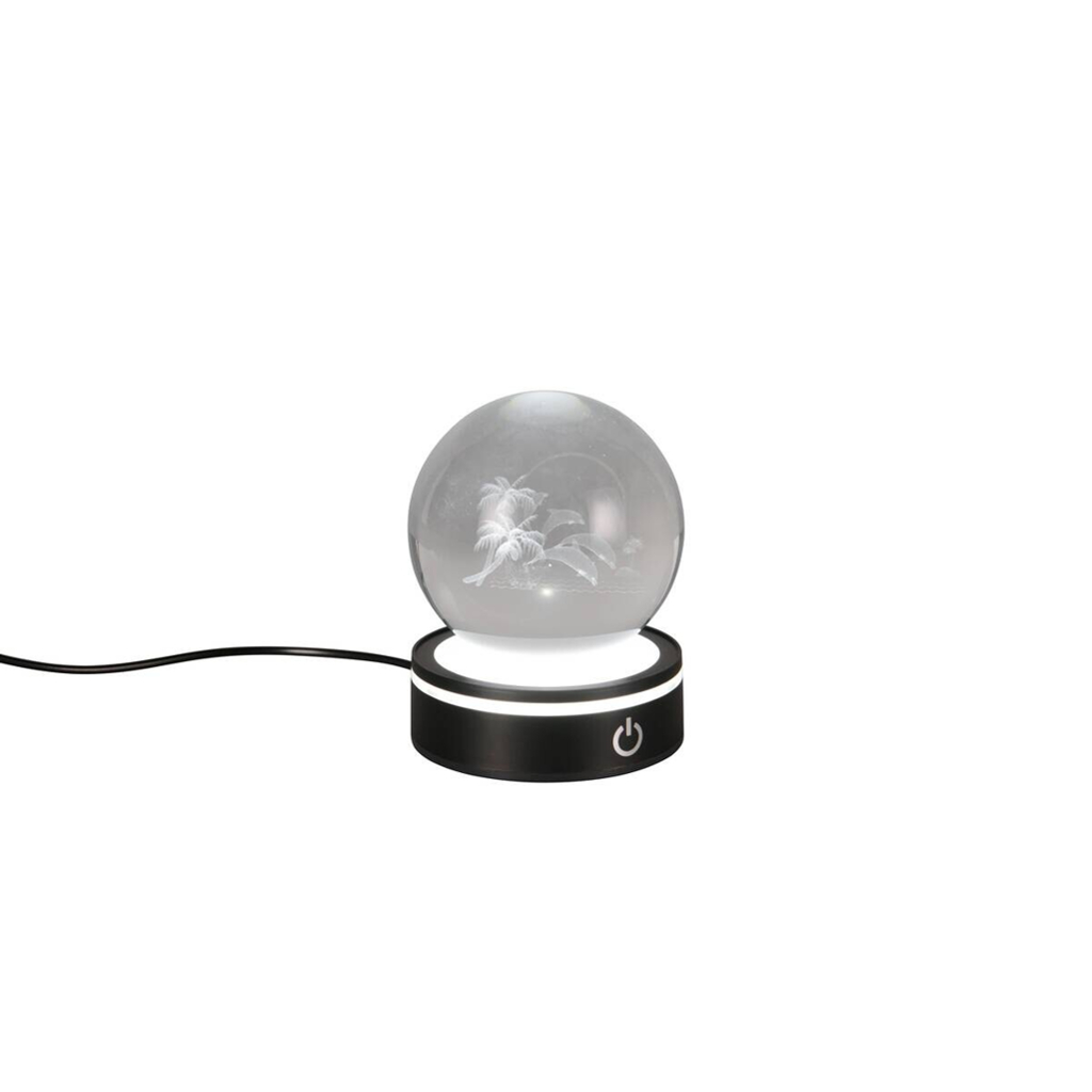 Reality LED-Tischleuchte
Glas Kunststoff H/D: ca. 10×8 cm